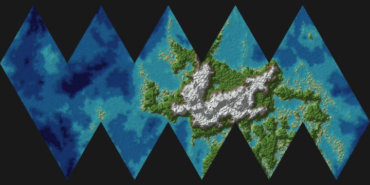 The same world, Icosahedral